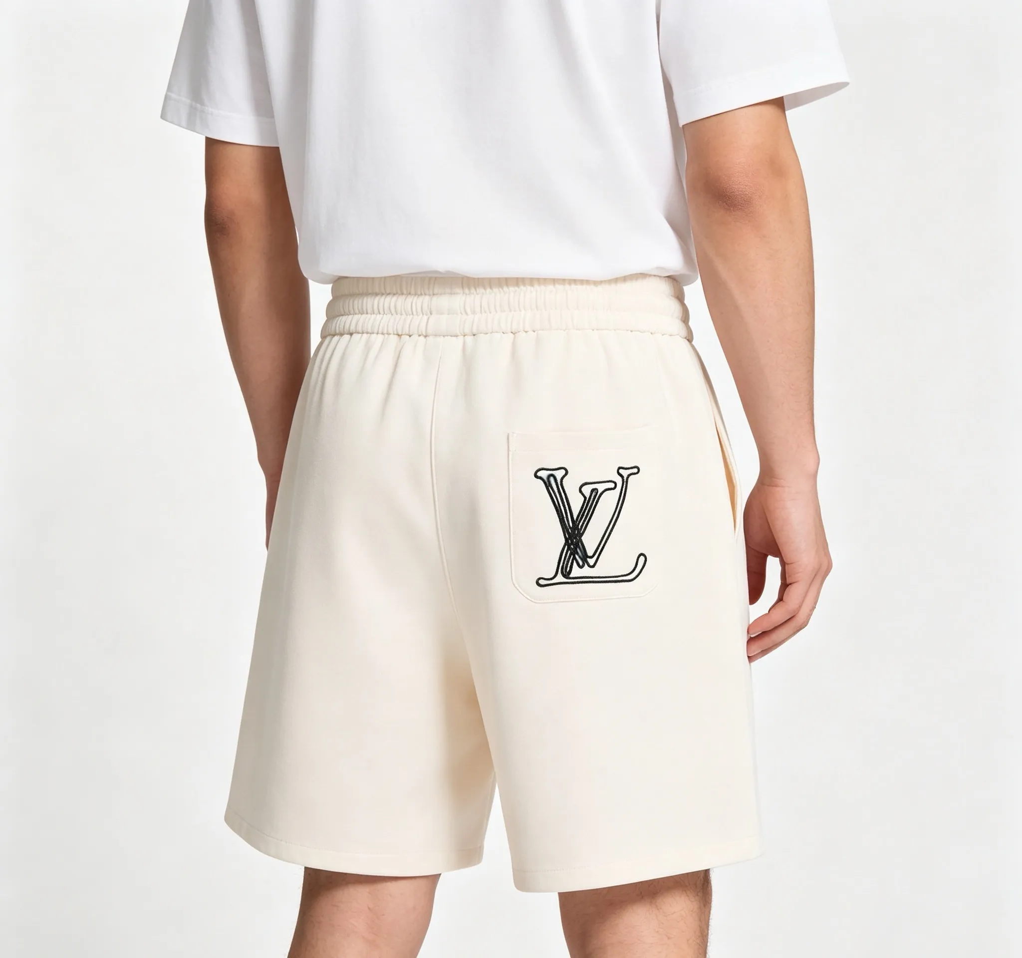 Louis Vuitton/Louis Vuitton signature embroidered letter shorts